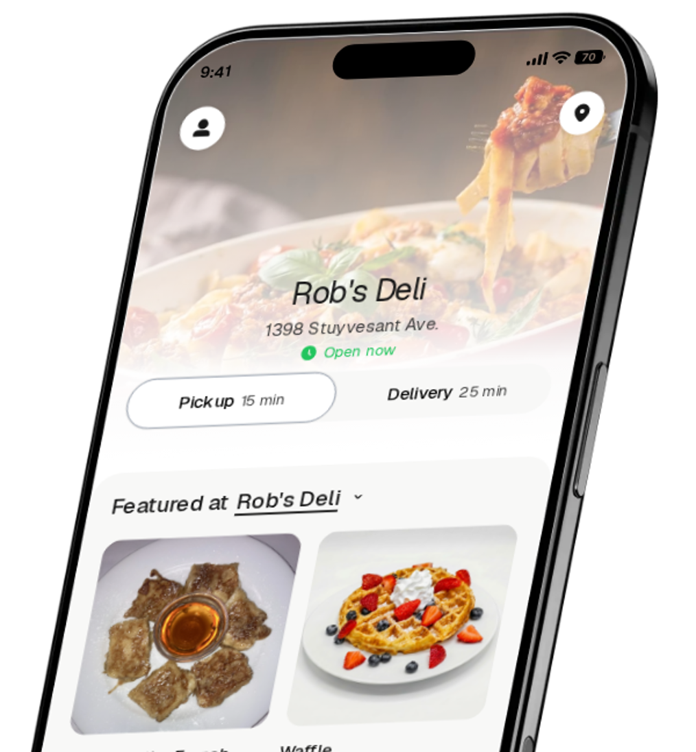 Rob's Deli app preview